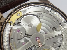 PORTUGUESE REAL PR RG GARY DIAL Gold Numbers ZF 1:1 BEST EDITION ON BLACK LEATHER STRAP A52010