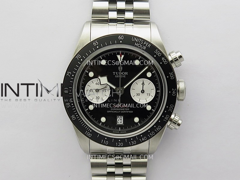Black Bay Chrono M79360N SS ZF 1:1 Best Edition Black Dial On SS Bracelet DD7750 Black Bay Chrono M79360N SS ZF 1:1 Best Edition Black Dial On SS Bracelet DD7750