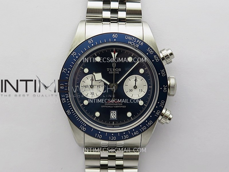 Black Bay Chrono M79360N SS ZF 1:1 Best Edition Blue Dial On SS Bracelet DD7750 Black Bay Chrono M79360N SS ZF 1:1 Best Edition Blue Dial On SS Bracelet DD7750