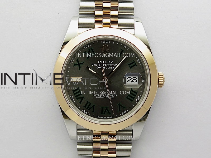 DateJust 126301 904L SS/RG VSF 1:1 Best Edition Gray Dial Roman Markers On Jubilee Bracelet VS3235 DateJust 126301 904L SS/RG VSF 1:1 Best Edition Gray Dial Roman Markers On Jubilee Bracelet VS3235