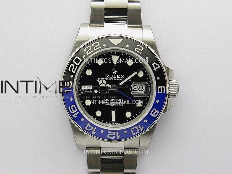 GMT-Master II 126710 BLNR Black/Blue V2 904L SS QF 1:1 Best Edition Black Dial On Oyster Bracelet DD3285 CHS GMT-Master II 126710 BLNR Black/Blue V2 904L SS QF 1:1 Best Edition Black Dial On Oyster Bracelet DD3285 CHS