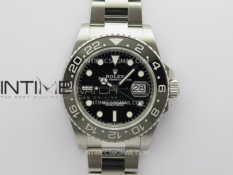 GMT-Master II 126710 GRNR Black/Gray V2 904L SS QF 1:1 Best Edition Black Dial On Oyster Bracelet DD3285 CHS GMT-Master II 126710 GRNR Black/Gray V2 904L SS QF 1:1 Best Edition Black Dial On Oyster Bracelet DD3285 CHS