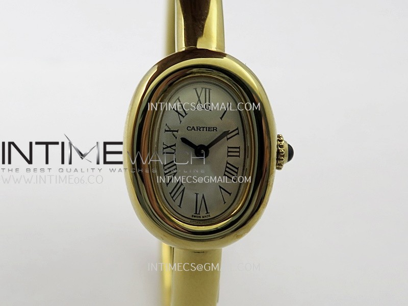 Baignoire Watch YG AF 1:1 Best Edition Silver Dial On YG Bracelet RONDA Quartz
