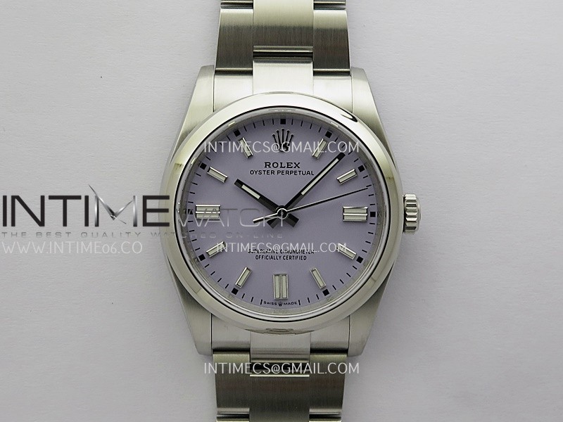 Oyster Perpetual 36mm 126000 904L VSF 1:1 Best Edition 2025 Lavender Purple Dial on 904L SS Bracelet VS3230