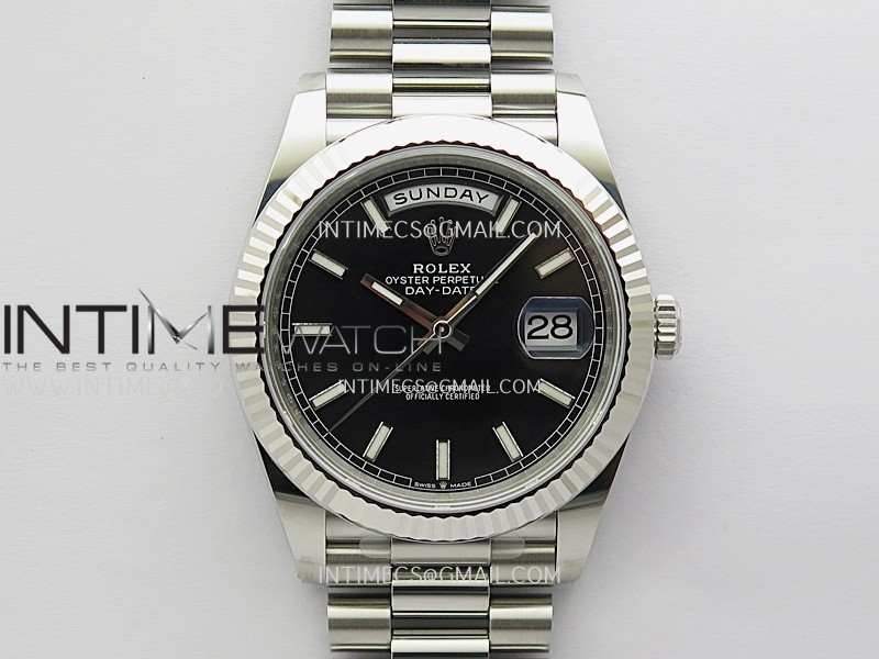Day Date 228239 40mm 904L SS VSF 1:1 Best Edition Black Dial Stick Marker On SS President Bracelet DD3255 Day Date 228239 40mm 904L SS VSF 1:1 Best Edition Black Dial Stick Marker On SS President Bracelet DD3255
