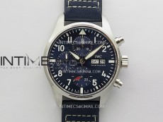 Pilot Watch IW3881101 SS APSF 1:1 Best Edition Blue Dial On Blue Leather Strap A69385
