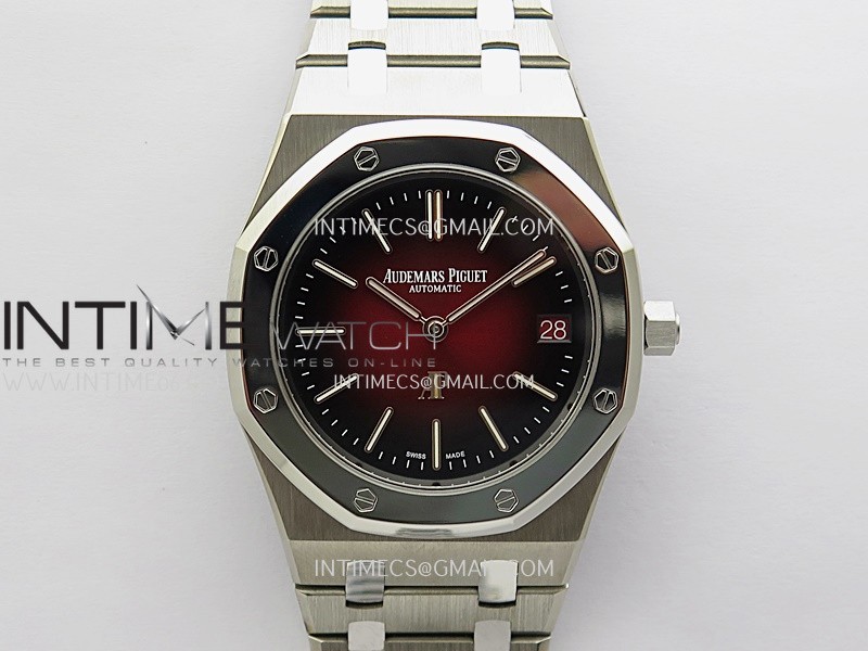 Royal Oak 16202XT 39mm Titanium ZF 1:1 Best Edition Red Dial On SS Bracelet A7121