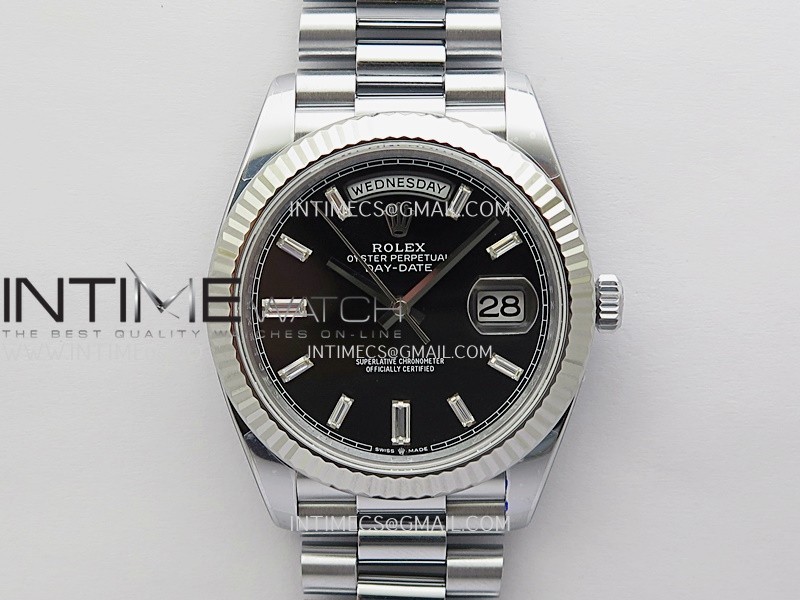 Day Date 228239 40mm Gain Weight QF 1:1 Best Edition Black Dial T Diamond Marker On YG President Bracelet SH3255 Day Date 228239 40mm Gain Weight QF 1:1 Best Edition Black Dial T Diamond Marker On YG President Bracelet SH3255