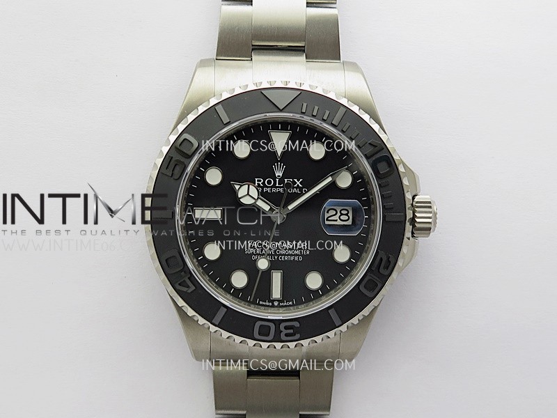 Yacht-Master 226627 Titanium B Factory 1:1 Best Edition Black Dial On Titanium Bracelet VR3235 Yacht-Master 226627 Titanium B Factory 1:1 Best Edition Black Dial On Titanium Bracelet VR3235