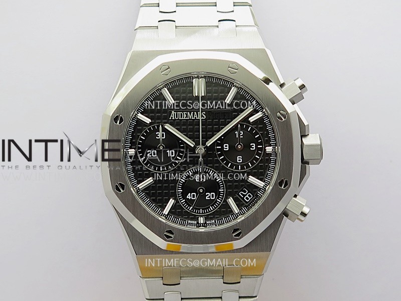 Royal Oak Chrono 26240 SS V2 APSF 1:1 Best Edition Black Dial on SS Bracelet SA4401 Super Clone (Free Sprung) Royal Oak Chrono 26240 SS V2 APSF 1:1 Best Edition Black Dial on SS Bracelet SA4401 Super Clone (Free Sprung)