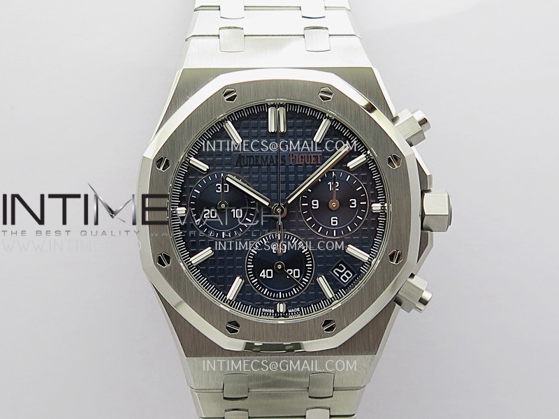 Royal Oak Chrono 26240 SS V2 APSF 1:1 Best Edition Blue Dial on SS Bracelet SA4401 Super Clone (Free Sprung) Royal Oak Chrono 26240 SS V2 APSF 1:1 Best Edition Blue Dial on SS Bracelet SA4401 Super Clone (Free Sprung)