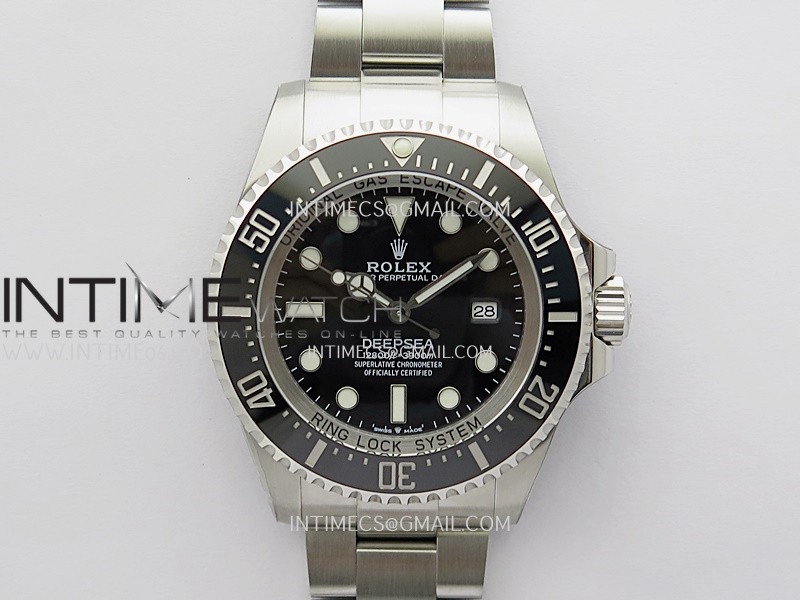 Deep Sea Dweller 136660 904L Steel 3EF 1:1 Best Edition Black Dial on SS Bracelet VR3235