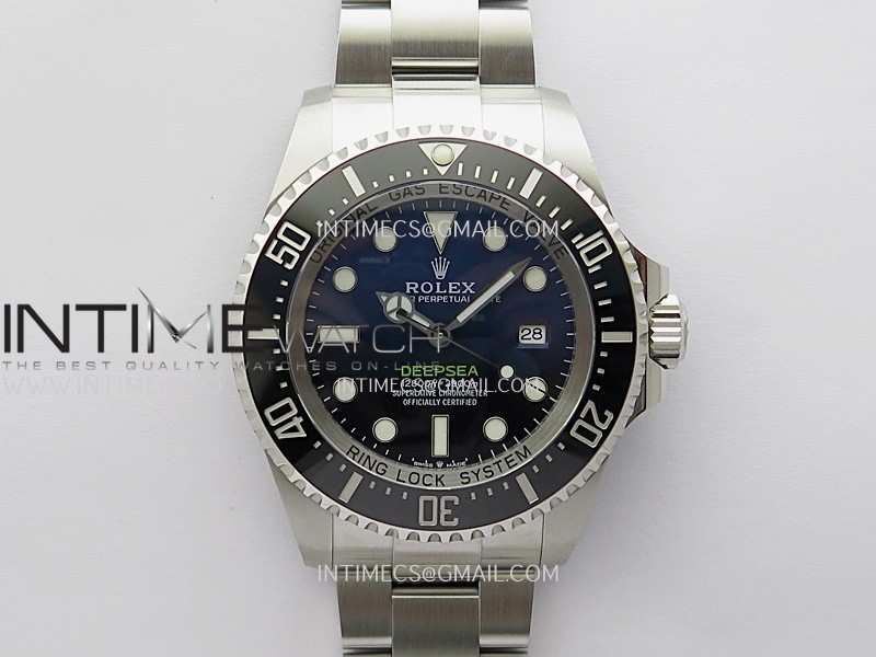Deep Sea Dweller 136660 904L Steel 3EF 1:1 Best Edition D-Blue Dial on SS Bracelet VR3235