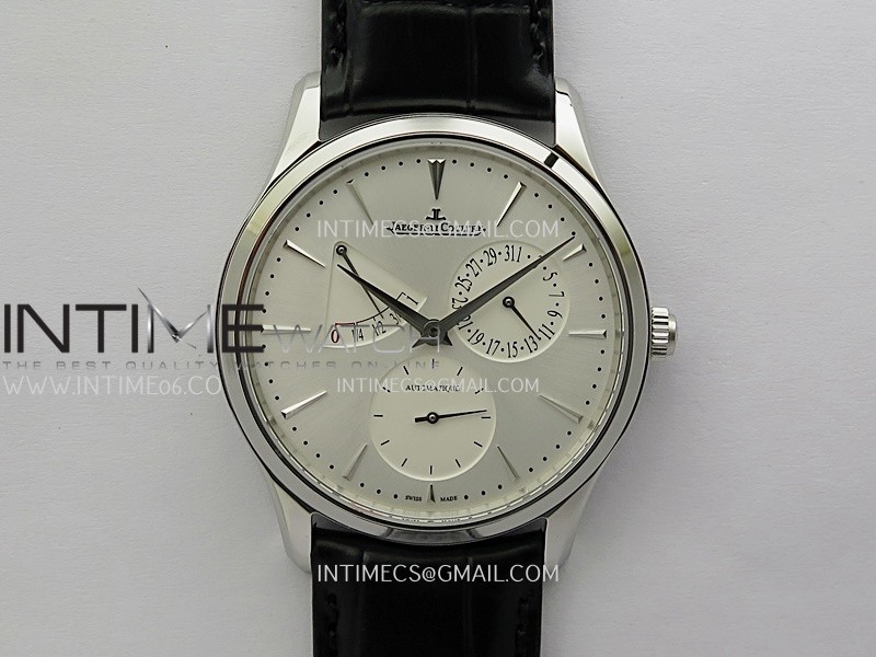 Master Ultra Thin Reserve de Marche Q1378421 SS APSF 1:1 Best Edition Silver Dial On Black Leather Strap Super Clone A938 Master Ultra Thin Reserve de Marche Q1378421 SS APSF 1:1 Best Edition Silver Dial On Black Leather Strap Super Clone A938
