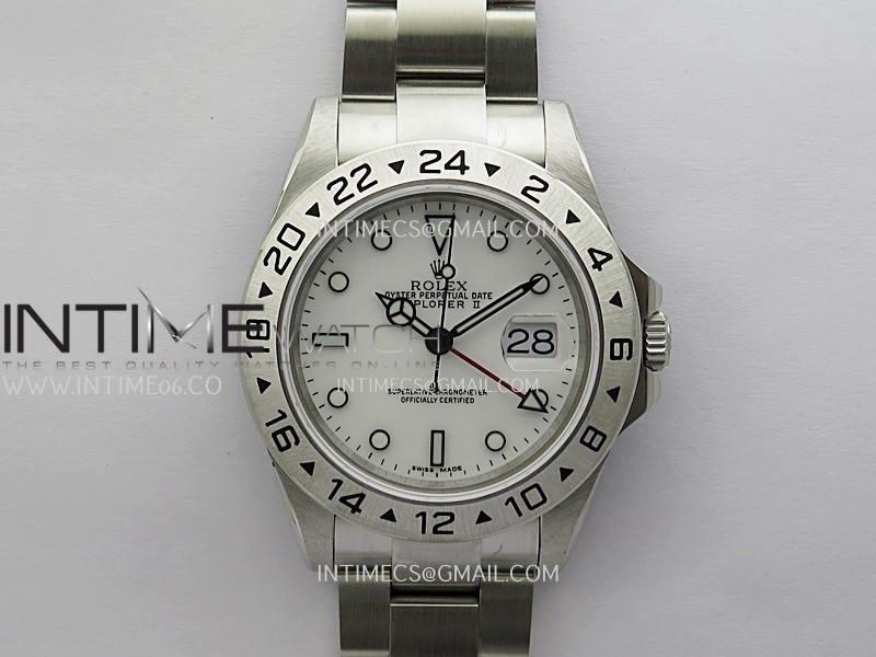 Explorer II 40mm 16570 SS BP Best Edition White Dial On SS Bracelet Super Clone VR3186 Explorer II 40mm 16570 SS BP Best Edition White Dial On SS Bracelet Super Clone VR3186