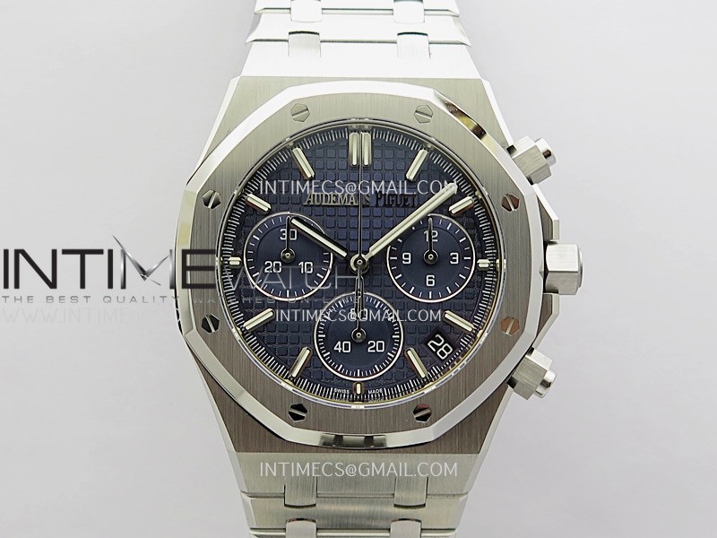 Royal Oak Chrono 26240 SS V2 DDF 1:1 Best Edition Blue Dial On SS Bracelet Super Clone DD4401 Royal Oak Chrono 26240 SS V2 DDF 1:1 Best Edition Blue Dial On SS Bracelet Super Clone DD4401