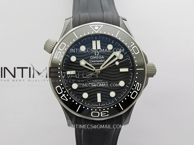 Seamaster Diver 300M Black Ceramic/SS ORF 1:1 Best Edition Black Dial On Black Rubber Strap Super Clone Asian 8806 Seamaster Diver 300M Black Ceramic/SS ORF 1:1 Best Edition Black Dial On Black Rubber Strap Super Clone Asian 8806