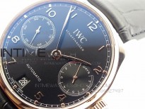 PORTUGUESE REAL PR IW500115 ZF 1:1 BEST EDITION ON BLACK LEATHER STRAP A52010 V3