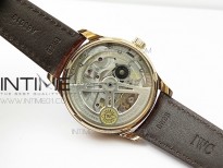 PORTUGUESE REAL PR IW500701 ZF V4 1:1 BEST EDITION ON BROWN LEATHER STRAP A52010