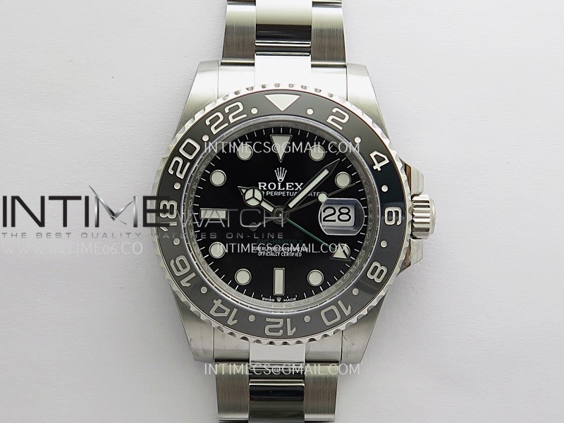 GMT-Master II 126710 GRNR Black/Gray Ceramic ARF 1:1 Best Edition Black Dial On Oyster Bracelet DD3285 CHS GMT-Master II 126710 GRNR Black/Gray Ceramic ARF 1:1 Best Edition Black Dial On Oyster Bracelet DD3285 CHS