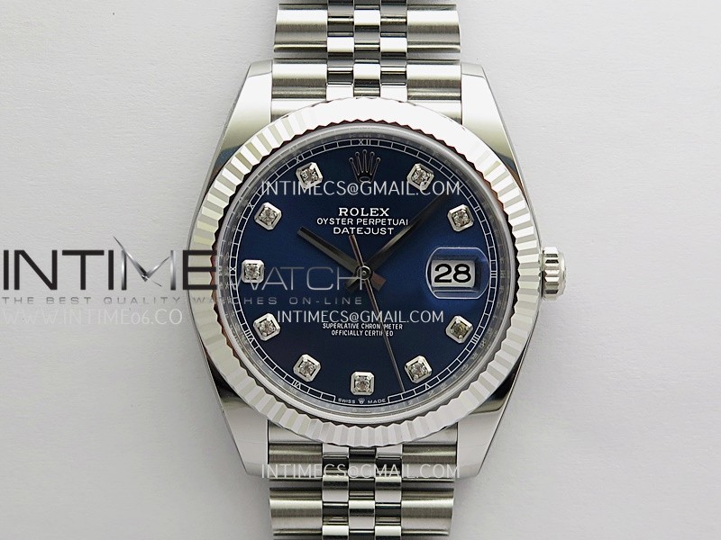 DateJust 41mm 126334 904L SS Clean Plus 1:1 Best Edition Blue Dial Diamond Marker On Jubilee Bracelet DD3235 DateJust 41mm 126334 904L SS Clean Plus 1:1 Best Edition Blue Dial Diamond Marker On Jubilee Bracelet DD3235