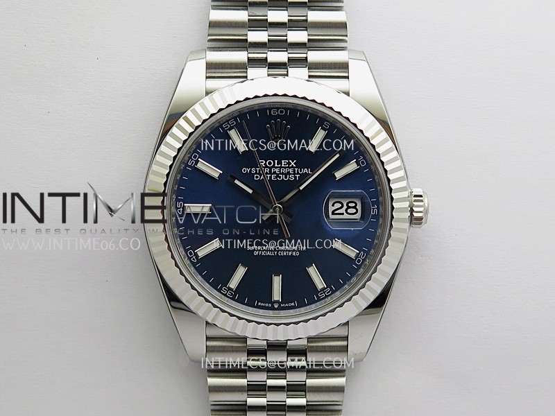 DateJust 41mm 126334 904L SS Clean Plus 1:1 Best Edition Blue Dial Stick Marker On Jubilee Bracelet DD3235 DateJust 41mm 126334 904L SS Clean Plus 1:1 Best Edition Blue Dial Stick Marker On Jubilee Bracelet DD3235