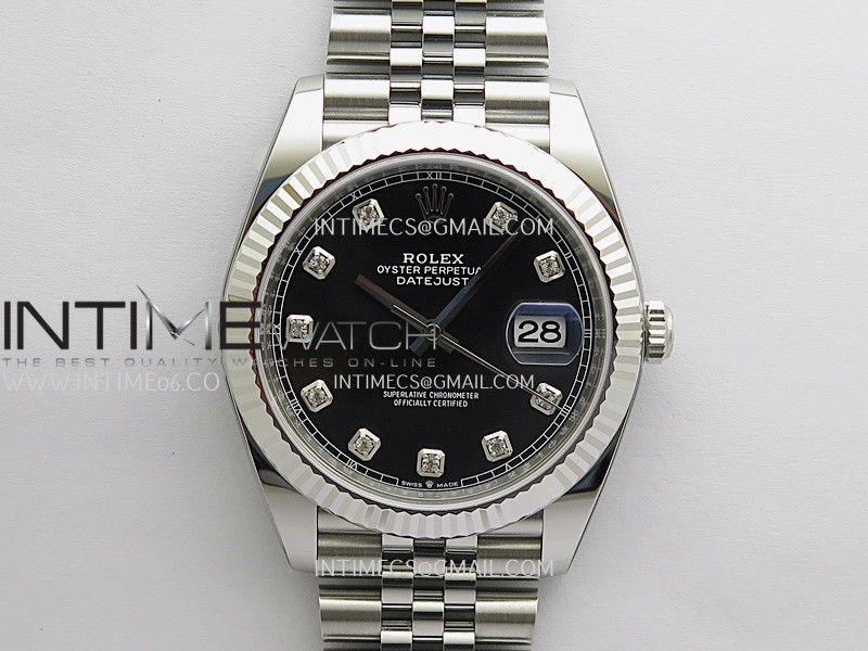 DateJust 41mm 126334 904L SS Clean Plus 1:1 Best Edition Black Dial Diamond Marker On Jubilee Bracelet DD3235 DateJust 41mm 126334 904L SS Clean Plus 1:1 Best Edition Black Dial Diamond Marker On Jubilee Bracelet DD3235