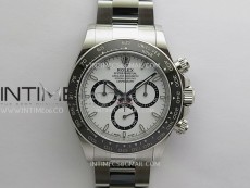 Daytona 126500 904L SS Clean Plus 1:1 Best Edition White Dial On 904L SS Bracelet DD4131