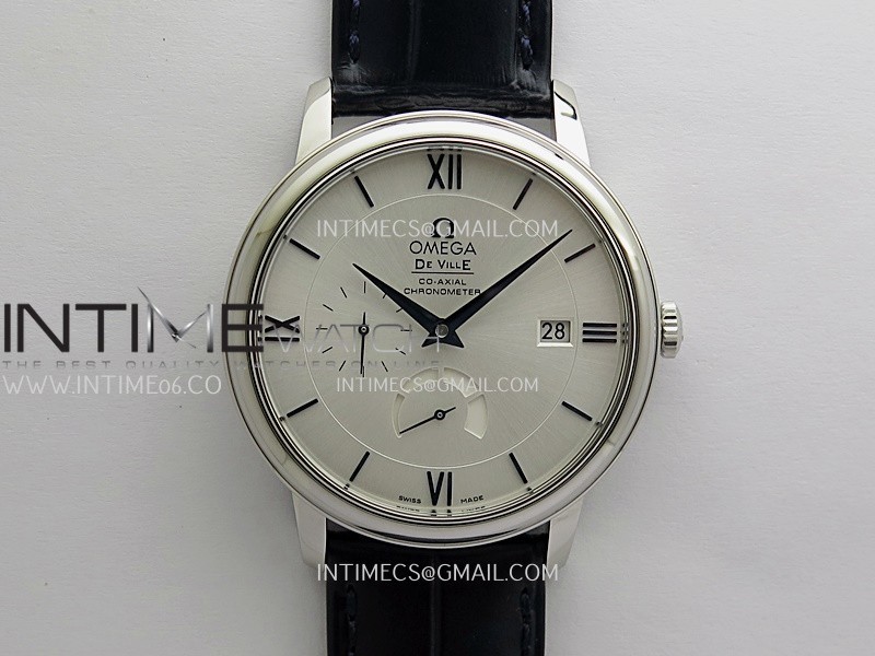 De Ville Prestige Real PR SS ZF 1:1 Best Edition White Dial Blue Marker Blue leather strap MIYOTA 9015 De Ville Prestige Real PR SS ZF 1:1 Best Edition White Dial Blue Marker Blue leather strap MIYOTA 9015