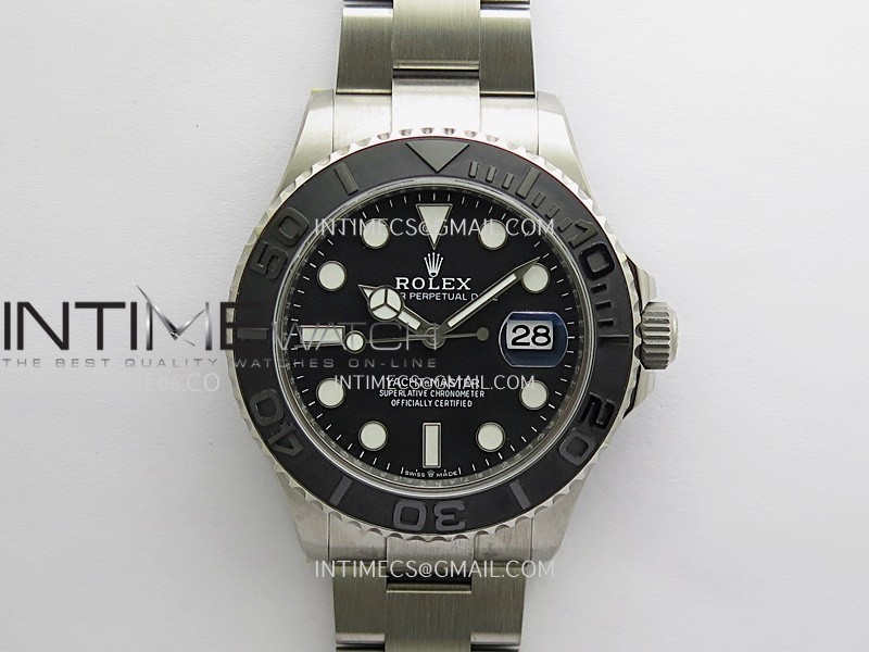 Yacht-Master 226627 Titanium Clean Plus 1:1 Best Edition Black Dial On Titanium Bracelet DD3235