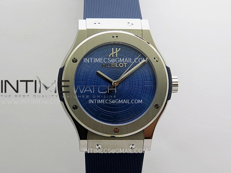 Classic Fusion 42mm Titanium JJZF 1:1 V2 Best Edition Blue Textured Dial On Blue Rubber Strap Asian SW300 Classic Fusion 42mm Titanium JJZF 1:1 V2 Best Edition Blue Textured Dial On Blue Rubber Strap Asian SW300