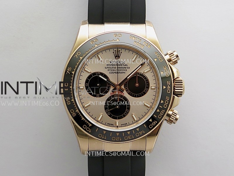 Daytona 126515 UFO Gain Weight 1:1 Best Edition RG Dial On Oysterflex Rubber Strap UF4131 (Free Sprung)