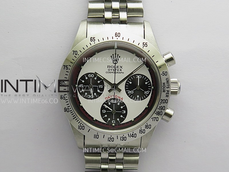 Daytona 6263 SS MSF Best Edition White Dial Black Subdials On SS Jubilee Bracelet Venus 75