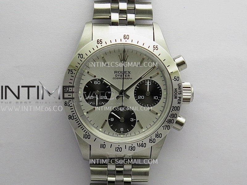 Daytona 6239 SS MSF Best Edition Silver Dial Black Subdials On SS Jubilee Bracelet Venus 75