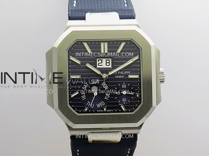 Cubitus 5822 SS GRF Best Edition Blue Dial On SS Bracelet Super Clone Asian 240