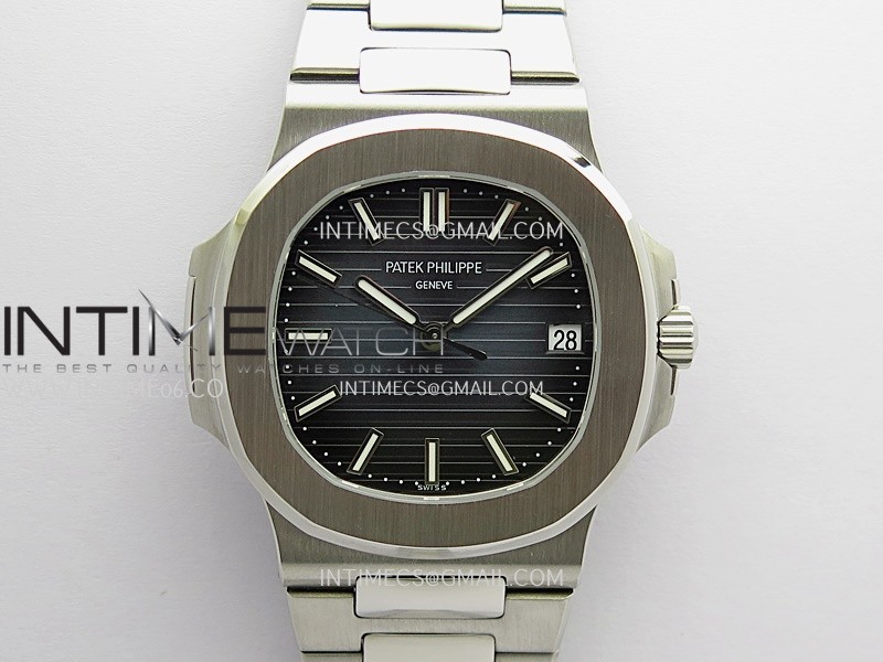 Nautilus 5711/1A GRF SS 1:1 Best Edition Blue Textured Dial On SS Bracelet Asian 26-330