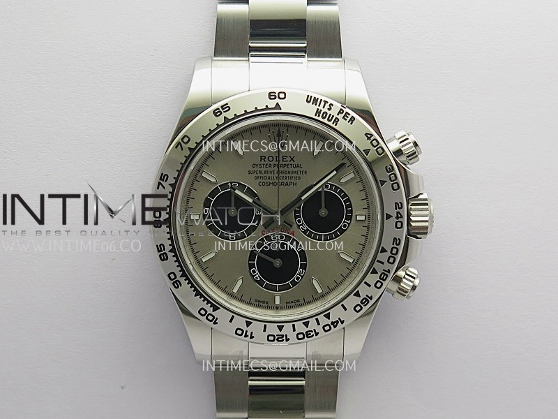 Daytona 126509 Gain Weight V3 Clean Plus 1:1 Best Edition Silver Dial Black Subdial On Oyster Bracelet DD4131