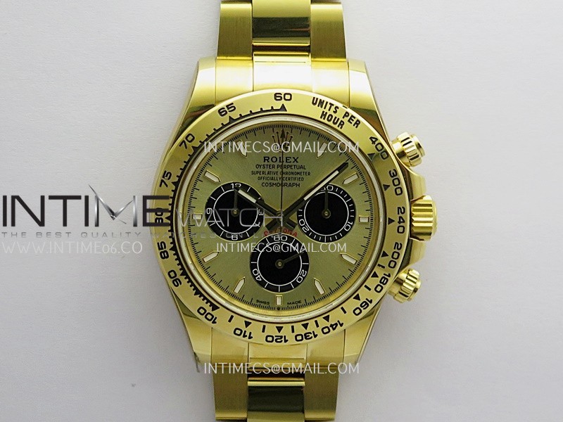 Daytona 126508 Gain Weight Clean Plus 1:1 Best Edition YG Dial Black Subdial On Oyster Bracelet DD4131