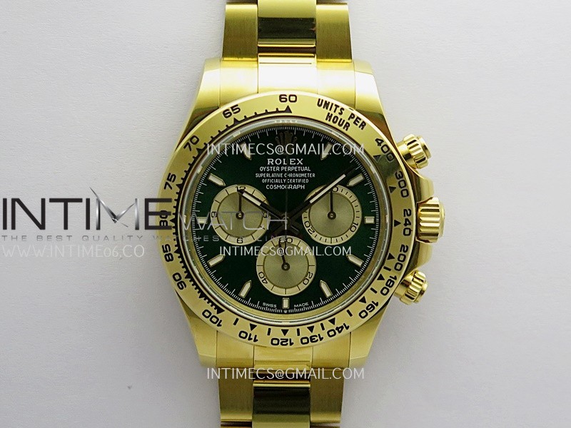 Daytona 126508 Gain Weight Clean Plus 1:1 Best Edition Green Dial On Oyster Bracelet DD4131