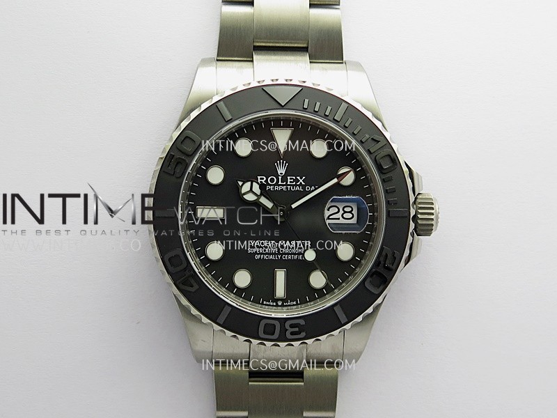 Yacht-Master 226627 Titanium VF 1:1 Best Edition Black Dial On Titanium Bracelet DD3235