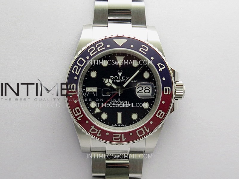 GMT Master II 126719 BLRO Gain Weight V4 Gold Factory 1:1 Best Edition Blue Dial On Oyster Bracelet SH3285 CHS