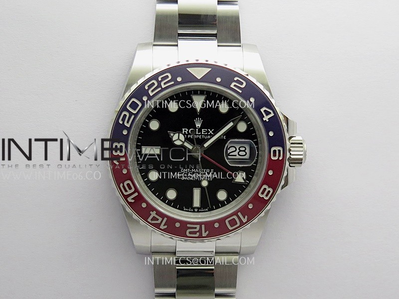 GMT Master II 126719 BLRO Gain Weight V4 Gold Factory 1:1 Best Edition Black Dial On Oyster Bracelet SH3285 CHS
