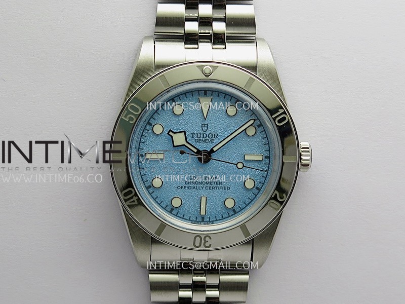 Heritage Black Bay M79000N 37mm SS ZF 1:1 Best Edition Lagoon Blue Dial On Jubilee Bracelet A2824