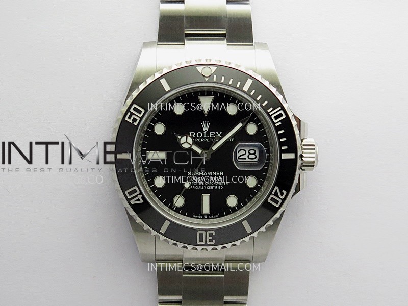 Submariner 41mm 126610 LN 904L SS VF 1:1 Best Edition Black Dial On 904L SS Bracelet DD3235