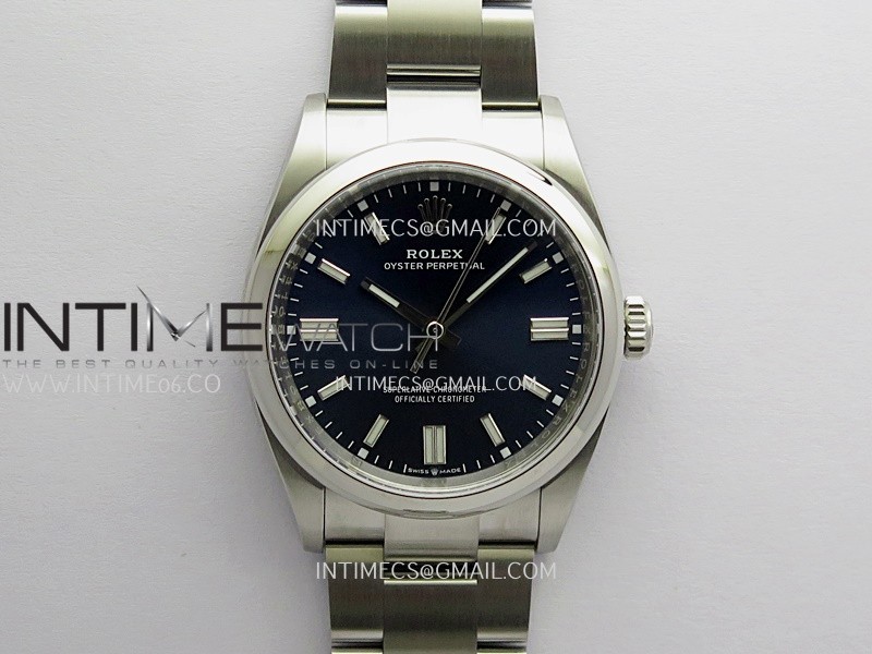 Oyster Perpetual 126000 36mm 904L SS VF 1:1 Best Edition Blue Dial On 904L SS Bracelet DD3230