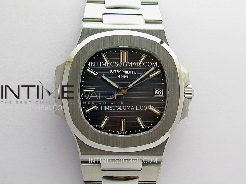 Nautilus 5711/1A SS VF 1:1 Best Edition Blue Textured Dial On SS Bracelet Super Clone 26-330