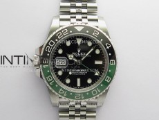 GMT-Master II 126720 VTNR Black/Green Ceramic WF 1:1 Best Edition Black Dial On Jubilee Bracelet DD3285 CHS