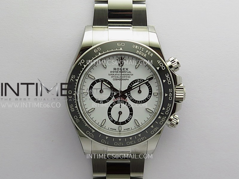 Daytona 126500 904L Steel WF 1:1 Best Edition White Dial On 904L Steel Bracelet DD4131