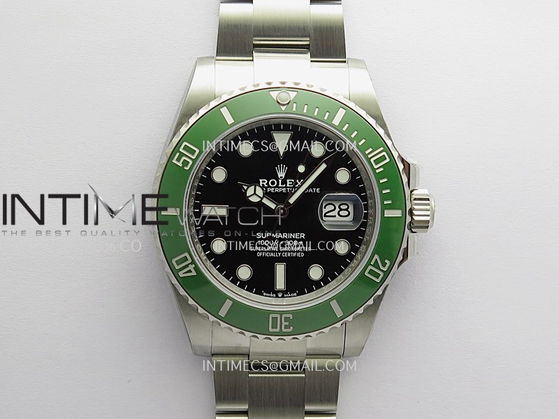 Submariner 41mm 126610LV 904L SS WF 1:1 Best Edition Black Dial On 904L SS Bracelet  DD3235
