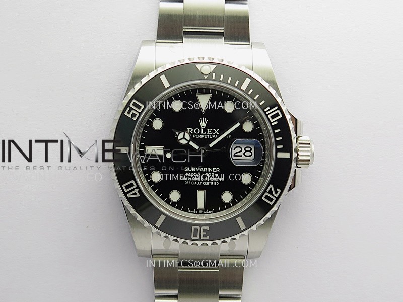 Submariner 41mm 126610LN 904L SS VF 1:1 Best Edition Black Dial On 904L SS Bracelet DD3235